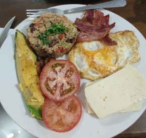 Plate of breakfast